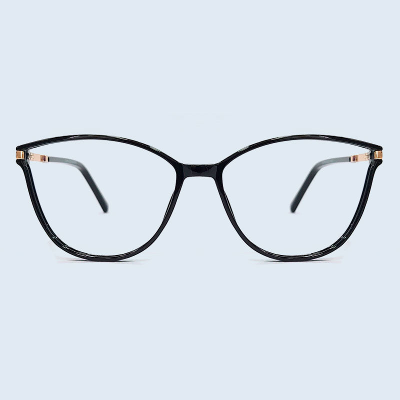 Lentes Cat Eye Black Shiny