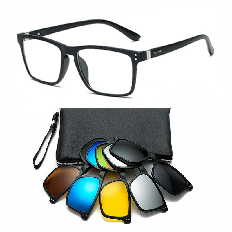 Lentes fashion claros para hombre